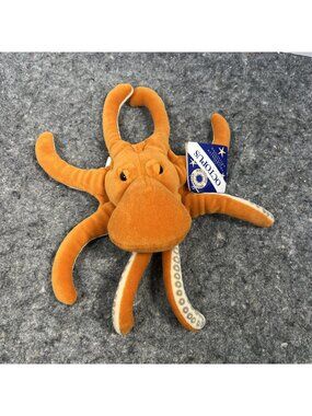 Vintage Octopus Plush 11” Soundprints Smithsonian Oceanic Collection Stuffed